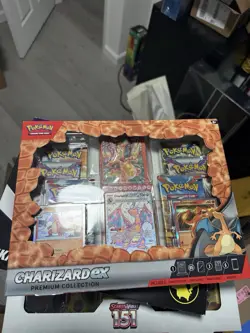 Pokemon TCG Charizard ex Premium Collection Box 6 Booster Packs Factory Sealed - Image 2