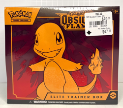 Pokemon TCG: ​Scarlet & Violet Obsidian Flames Factory Sealed Elite Trainer Box - Image 1