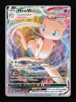 Mew VMAX 114/264 Holo Rare VMAX World Championship 2023 Pokemon Heavily Played - Image 1