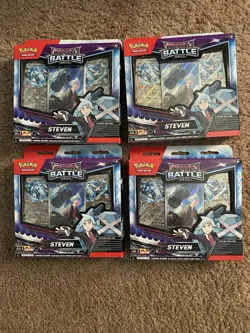 Pokemon Tcg Rival Battle Deck [Steven] New Factory Sealed lot of 4 - Image 1