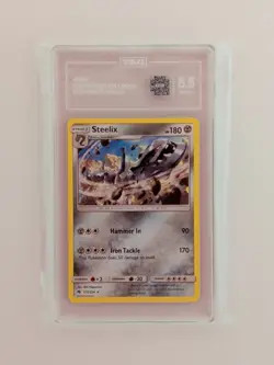Steelix 125/214 Lost Thunder TAG 8.5 NM-MT Pokemon Card Sun & Moon - Image 1