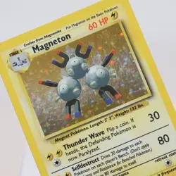 Pokemon TCG - Magneton 9/102 Base Set Holo Rare WOTC - EXC - Image 1
