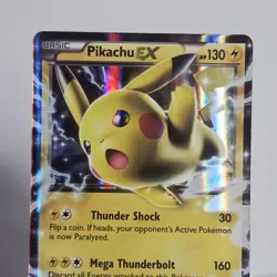 Pikachu EX XY174 Black Star Promo Holo 2016 Pokemon TCG LP - Image 2