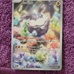 Pokemon Carbink 242/217 ASC: Ability Holo Basic 90 HP 70+ Attack 2026 - Image 1