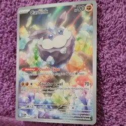 Pokemon Carbink 242/217 ASC: Ability Holo Basic 90 HP 70+ Attack 2026 - Image 2
