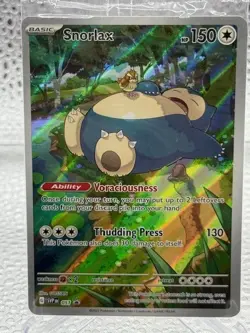 Pokemon TCG Snorlax SVP 051 Scarlet Violet 151 Black Star Promo NM/M Sealed Holo - Image 1