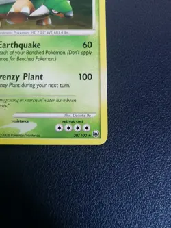 Pokemon Card Torterra 30/100 D&P Majestic Dawn Non-Holo Rare - Image 5