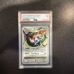 PSA 7 2009 Pokemon Platinum Supreme Victors Rayquaza C Lv.X Holo Foil 146/147 - Image 1