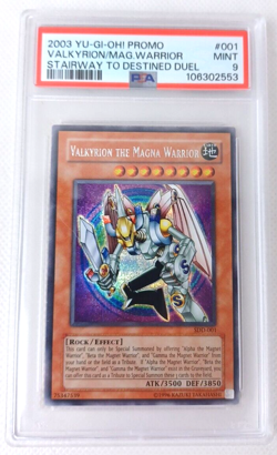 Yu-Gi-Oh! 2003 Stairway Desined Duel VALKYRION THE MAGNA WARRIOR SDD-001 PSA 9 - Image 1