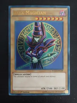 Yu-Gi-Oh! Dark Magician YGLD-ENC09 1st Edition Ultra Rare - Image 1