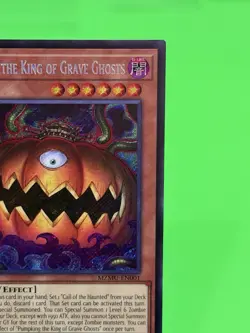 Yu-Gi-Oh Maze Of Muertos Pumpking the King of Grave Ghosts SR MZMU-EN001 NM!! - Image 5
