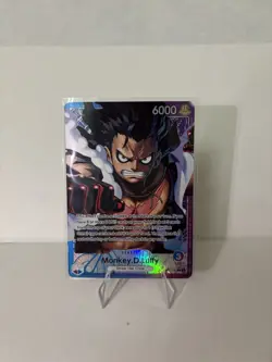 One Piece A Fist of Divine Speed Monkey D Luffy OP11-040 Alternate Art Leader NM - Image 1