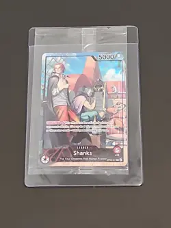 Shanks (2025 PSA Magazine Promo) OP09-001 One Piece Promotion Cards Foil SEALED - Image 1