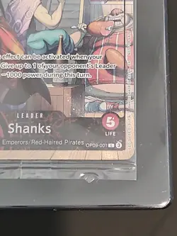 Shanks (2025 PSA Magazine Promo) OP09-001 One Piece Promotion Cards Foil SEALED - Image 5