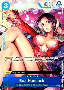 Boa Hancock RARE PREMIUM PROMO ALT ART FOIL ST03-013 ONE PIECE TCG NEAR MINT NM - Image 1