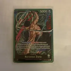 Bandai One Piece CCG Leader Roronoa Zoro OP12-020 5000 - Image 1