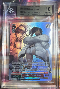 BGS 10 Pristine Noise: Classic Diva Weiss Schwarz 2025 Nikke PE03 PR Waifu - Image 1