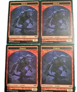 4x Goblin Token, Ravnica Allegiance Tokens, MTG, 4 pack, Magic the Gathering - Image 1