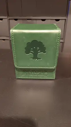 Mtg Ultra Pro Green Mana Flip Deck Box Magic The Gathering - Image 1