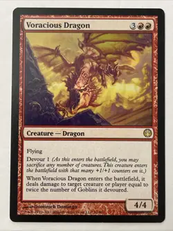 Voracious Dragon #56 (MP) Knights vs Dragons DDG Magic MTG - Image 1
