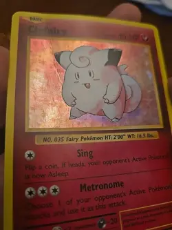 Pokemon XY Evolutions Clefairy Reverse Holo 2016 #63/108 - Image 2