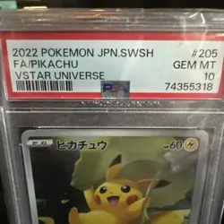 PSA 10 Pikachu AR 205/172 S12a VSTAR Universe Pokemon Card Japanese ver - Image 2