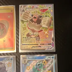 Pokemon TCG SV3a Holo Lot - Rillaboom VMAX, Arctibax, Tauros, Basic Energy - Image 5