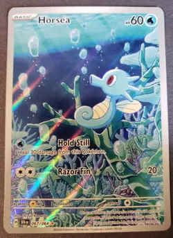 2024 Pokemon SV Shrouded Fable Horsea #067/064 Near Mint See Pictures - Image 1