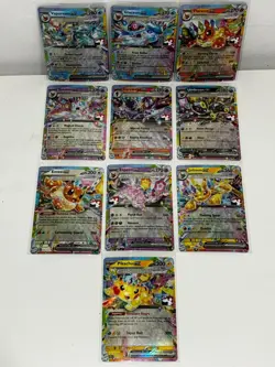 Prismatic Evolutions Pokemon Play! Stamped EX Promo Holo Cards NM 10/10 Full Set - Image 1