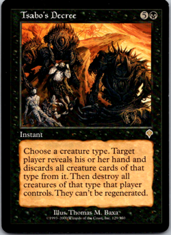 Tsabo's Decree R Invasion 129 NM - Image 1