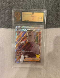 2021 Pokemon Celebrations #024/025 Professor’s Research Full Art Holo GEM MINT - Image 1