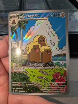 Pinsir 168/167 & Alolan Dugtrio 208/191 Illustration Rare IR Pokemon - NM Lot - Image 4