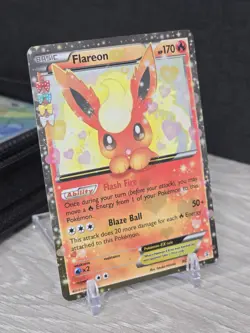 Pokemon Card TCG Flareon EX RC6/RC32 Generations: Radiant Collection Holo 2016 - Image 1