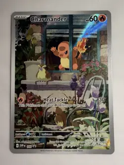 Pokemon Charmander 044 Scarlet & Violet Promo Holo Card 60 HP Heat Tackle 2023 - Image 1