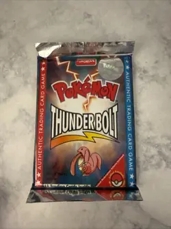 Pokemon Booster Pack Lickitung Thunderbolt Funskool India 2004 Sealed - Image 1