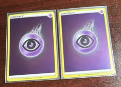 2x 2020 Psychic Energy Reverse Holo Pokemon Champions Path TCG NM - Image 1