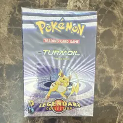 Pokemon Legendary Collection Turmoil Theme Deck Advanced Level Sealed w/ hanger - Image 1