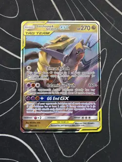 (MINT) Pokemon Garchomp & Giratina GX SM-Unified Minds 146/236 - Image 1