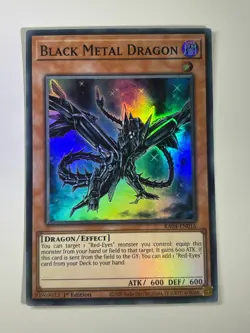Black Metal Dragon RA04-EN016 Super Rare 1st Edition YuGiOh Card - Image 1