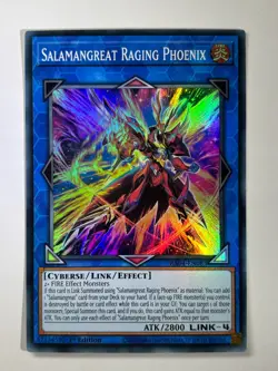 Salamangreat Raging Phoenix RA04-EN083 Super Rare 1st Edition YuGiOh Card - Image 1