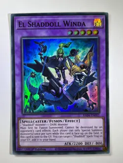 El Shaddoll Winda RA04-EN052 Super Rare 1st Edition YuGiOh Card - Image 1