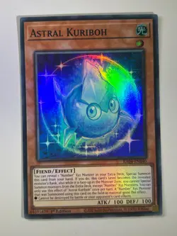 Astral Kuriboh RA04-EN040 Super Rare 1st Edition YuGiOh Card - Image 1