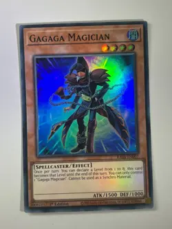 Gagaga Magician RA04-EN007 Super Rare 1st Edition YuGiOh Card - Image 1