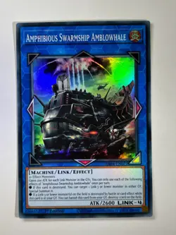 Amphibious Swarmship Amblowhale RA04-EN077 Super Rare 1st Edition YuGiOh Card - Image 1