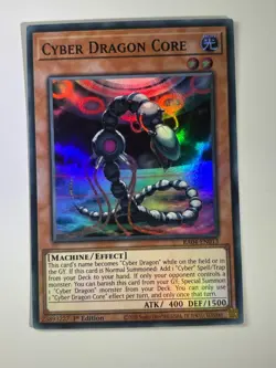 Cyber Dragon Core RA04-EN013 Super Rare 1st Edition YuGiOh Card - Image 1
