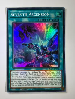 Seventh Ascension RA04-EN098 Super Rare 1st Edition YuGiOh Card - Image 1