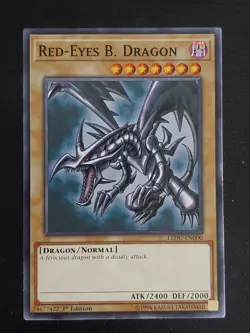 Yu-Gi-Oh! Red-Eyes B. Dragon LEDU-EN000 1st Edition - Image 1