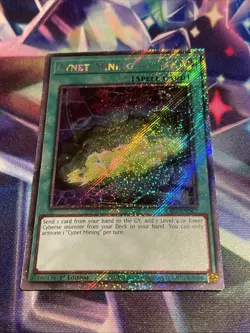 Yu-Gi-Oh! TCG Cynet Mining RA03-EN067 Platinum Secret Rare NM/M - Image 2