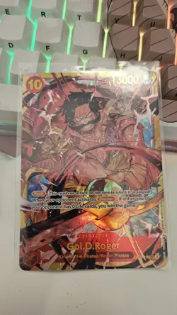 Bandai One Piece Gol.D.Roger OP09-118 Rush Holo Card 10 Cost 13000 Power - Image 1