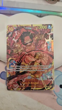 Bandai One Piece Gol.D.Roger OP09-118 Rush Holo Card 10 Cost 13000 Power - Image 2